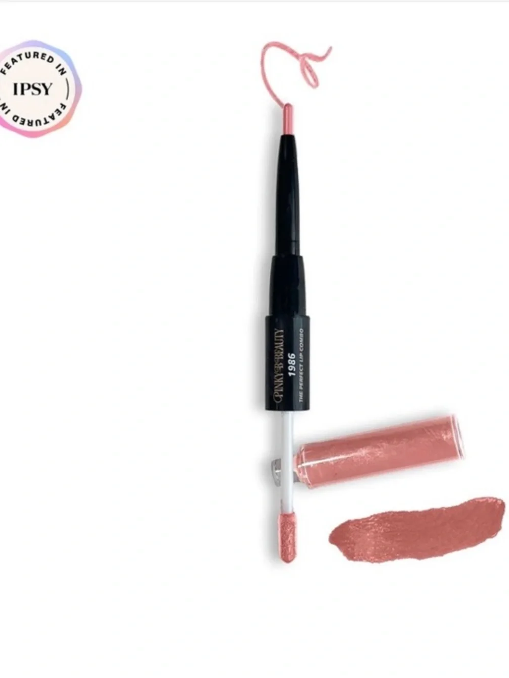 PINKY B BEAUTY The Perfect Lip Combo - 1986 (nude) Lip liner & Lip gloss Duo NEW